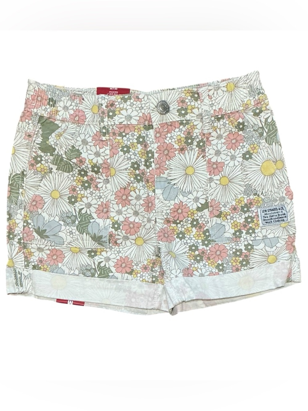 Levi's Pastel Floral Daisy Twill Shorts